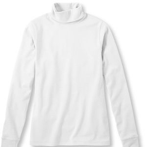 White Turtleneck Sweater LL Bean